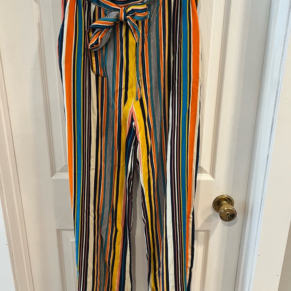 Angie Multicolor Striped Pants